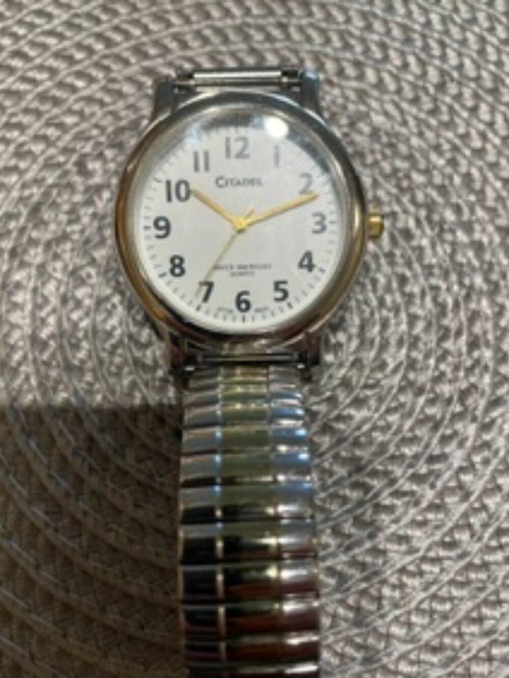 Men's Citadel Watch, Water 30 M Resist, Quartz, Stainless Steel, 38mm